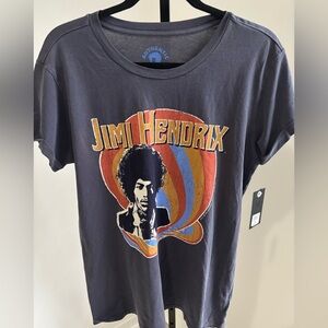 Lucky Brand Charcoal Jimi Hendrix Band T